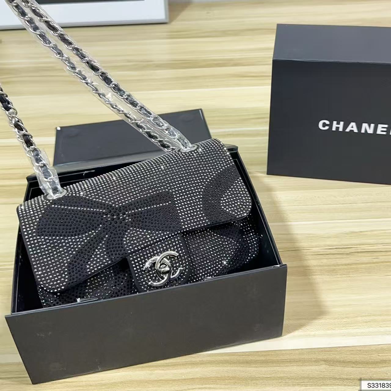 CHANE1 ダイヤモンドチェーンバッグ【50％割引+送料無料】