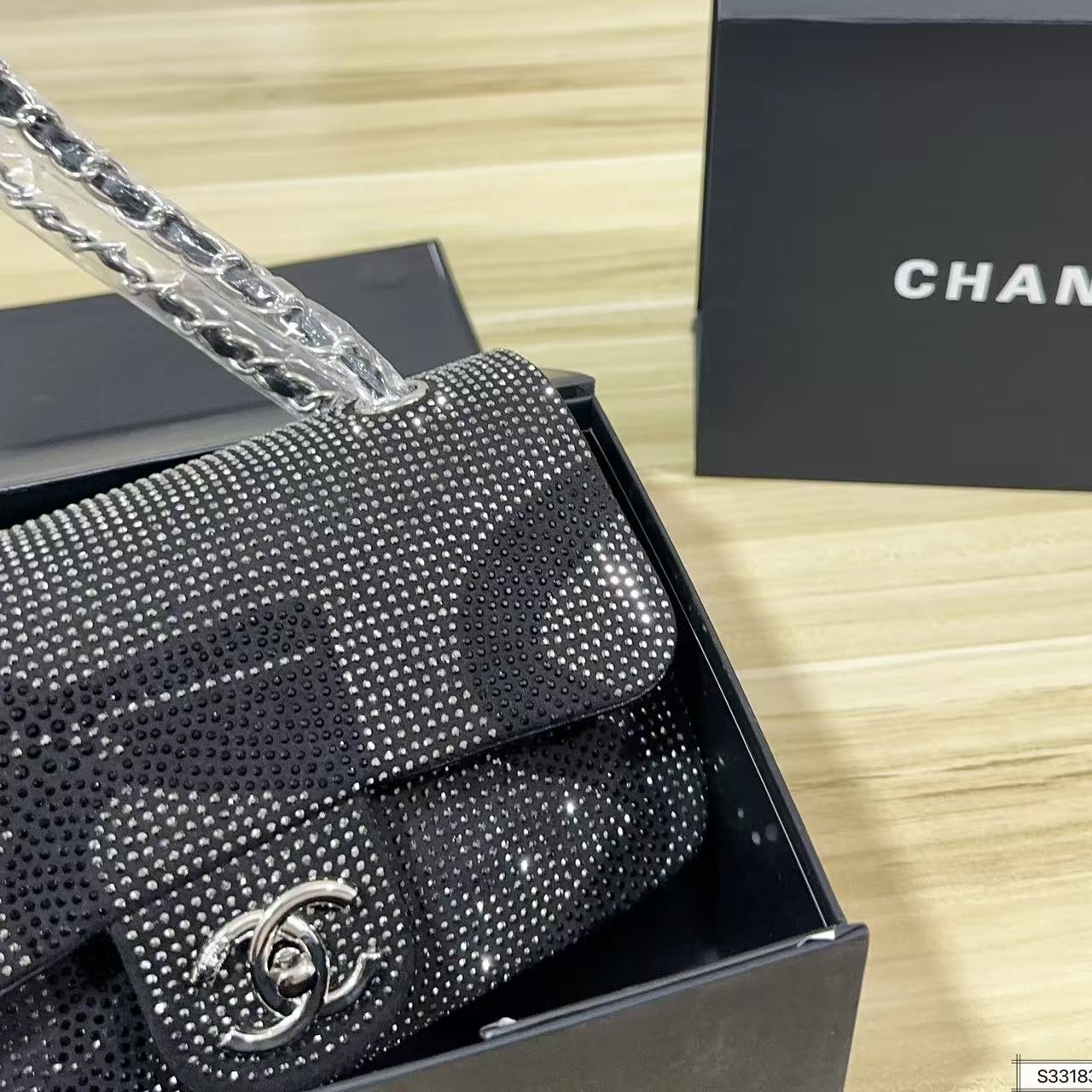 CHANE1 ダイヤモンドチェーンバッグ【50％割引+送料無料】