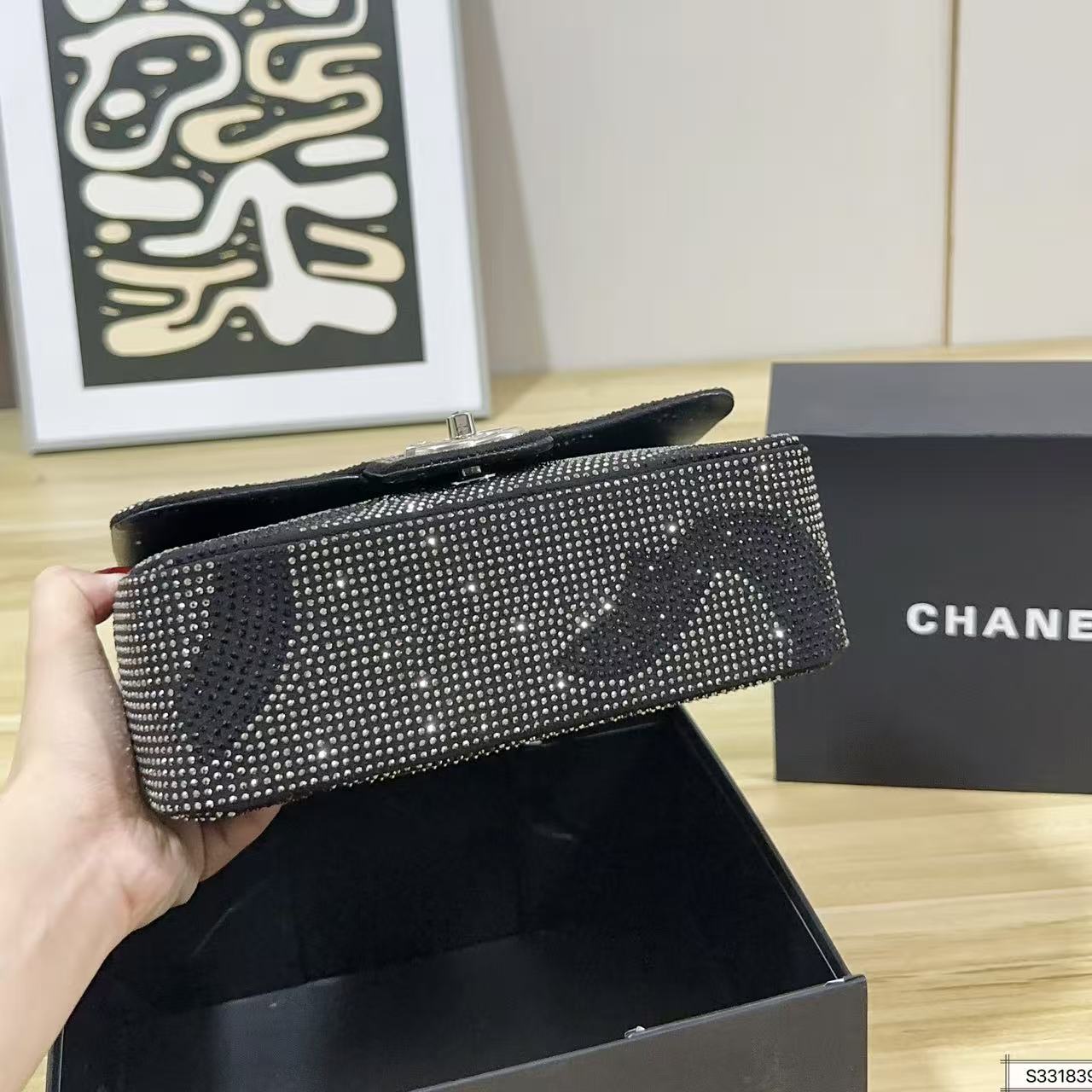 CHANE1 ダイヤモンドチェーンバッグ【50％割引+送料無料】
