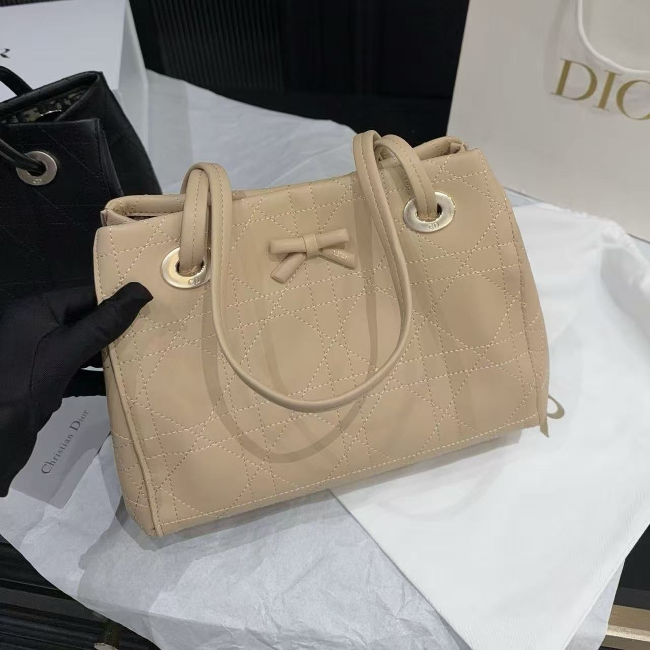DI0Rチェック柄の脇下バッグ【50％割引+送料無料】