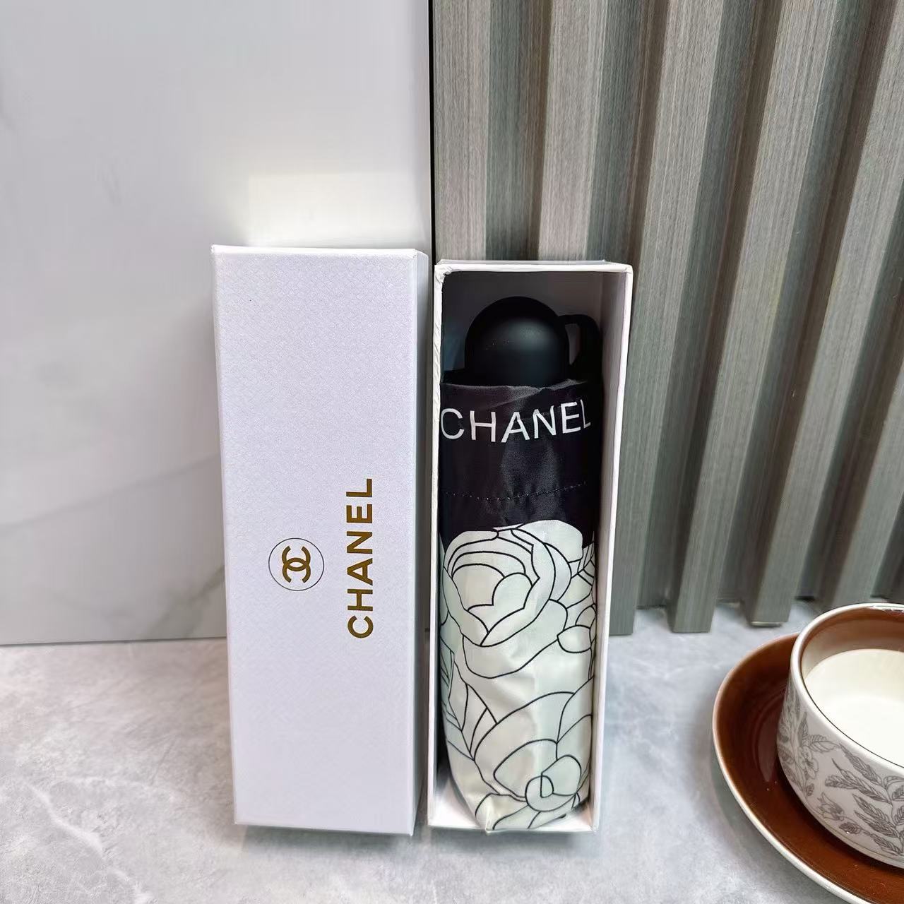 CHANE1 カメリア柄折りたたみ傘【50％割引+送料無料】