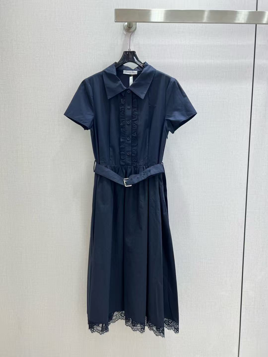 DI0Rフリル付きドレス【50％割引+送料無料】