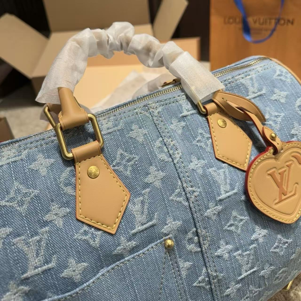 LV デニム ハンドバッグ【50％割引+送料無料】
