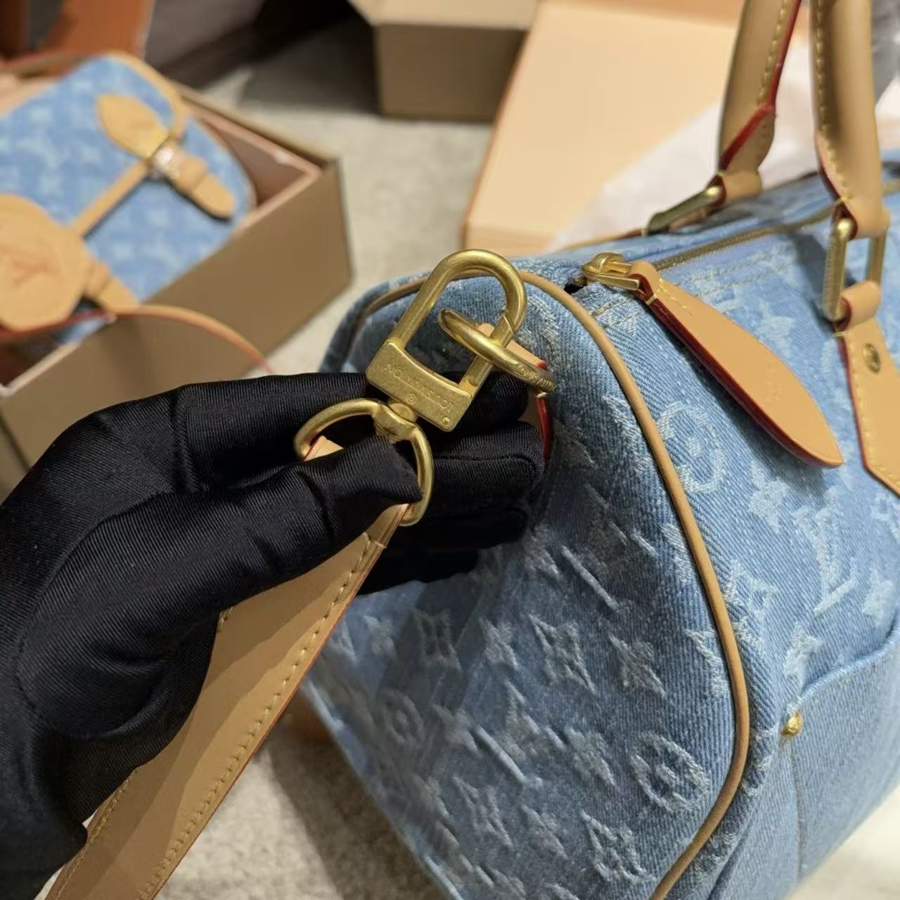 LV デニム ハンドバッグ【50％割引+送料無料】