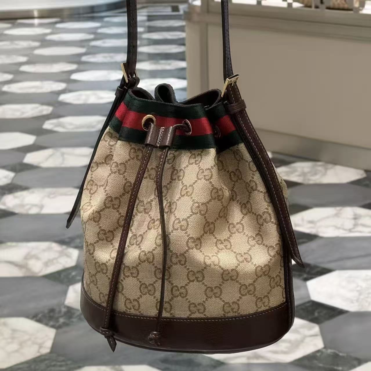 GUCCI ジャカード バケットバッグ【50％割引+送料無料】