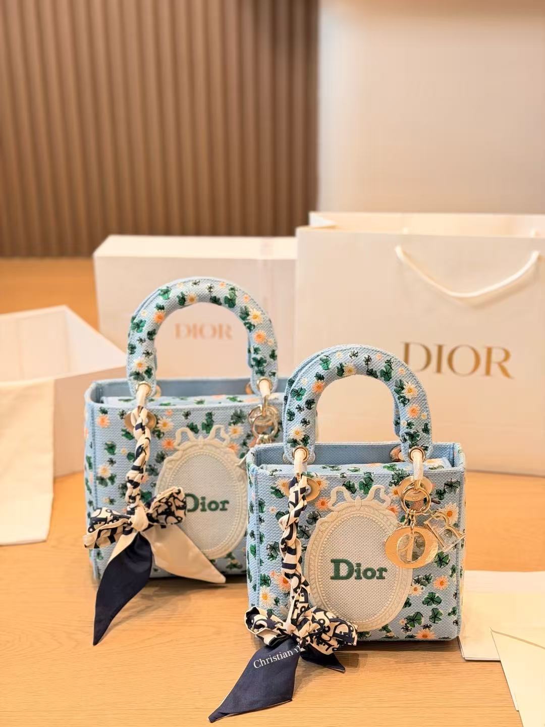 DI0R Lady D-Liteハンドバッグ【50％割引+送料無料】