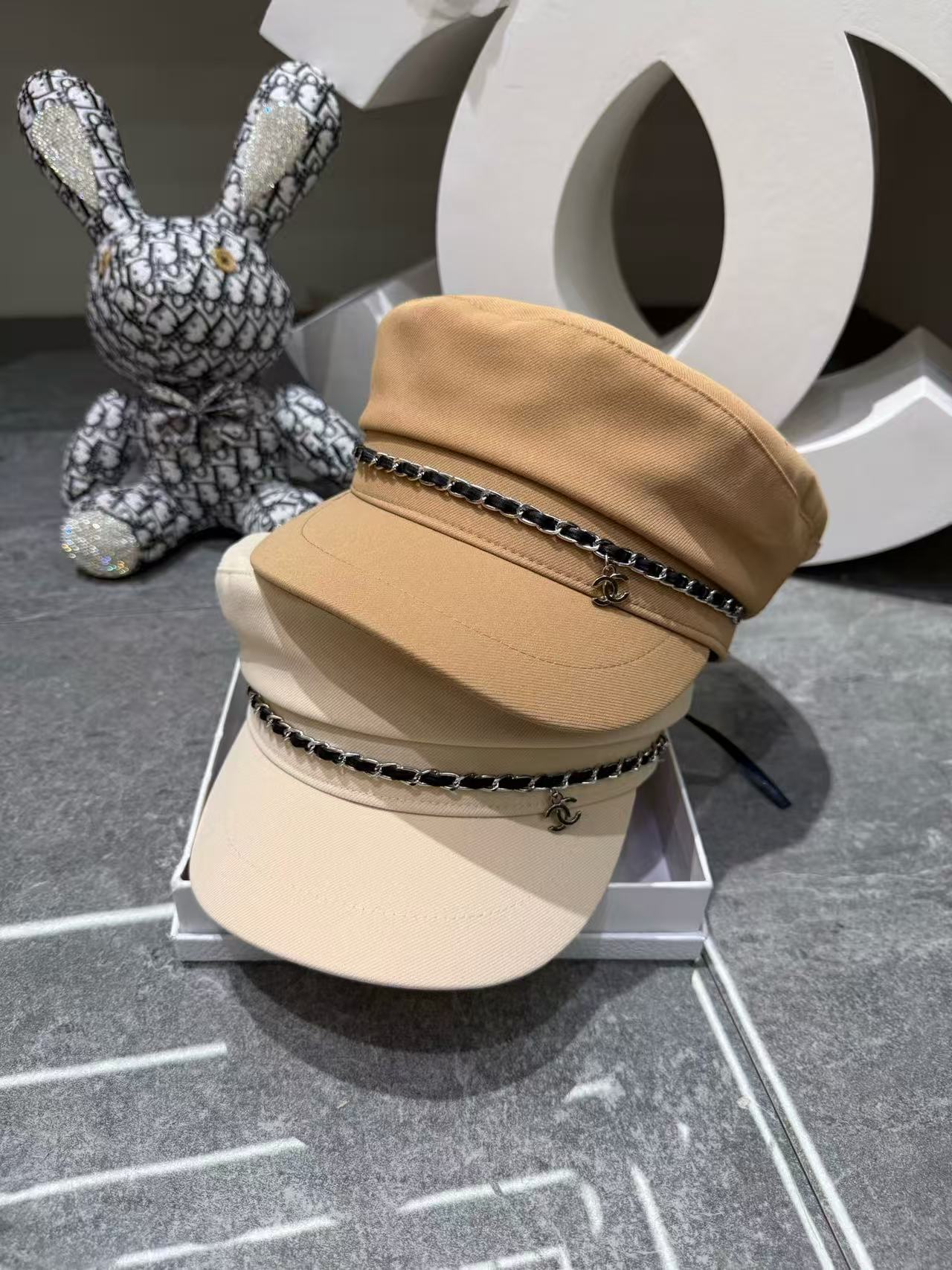 CHANE1 ダブルCチェーンベースボールキャップ【50％割引+送料無料】