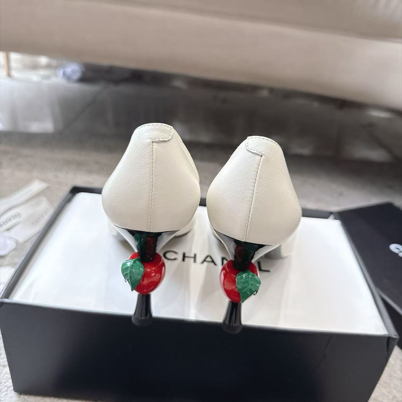 CHANE1 高品質桜柄ハイヒール【50％割引+送料無料】