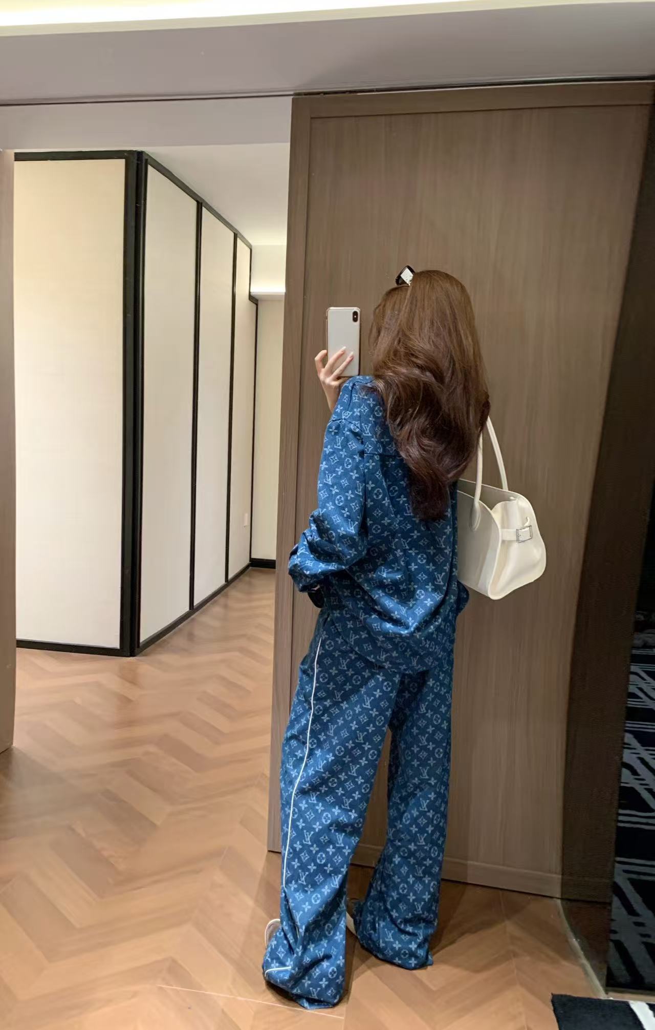 LV デニムジャケット＆トラウザーズ セットアップ【50％割引+送料無料】
