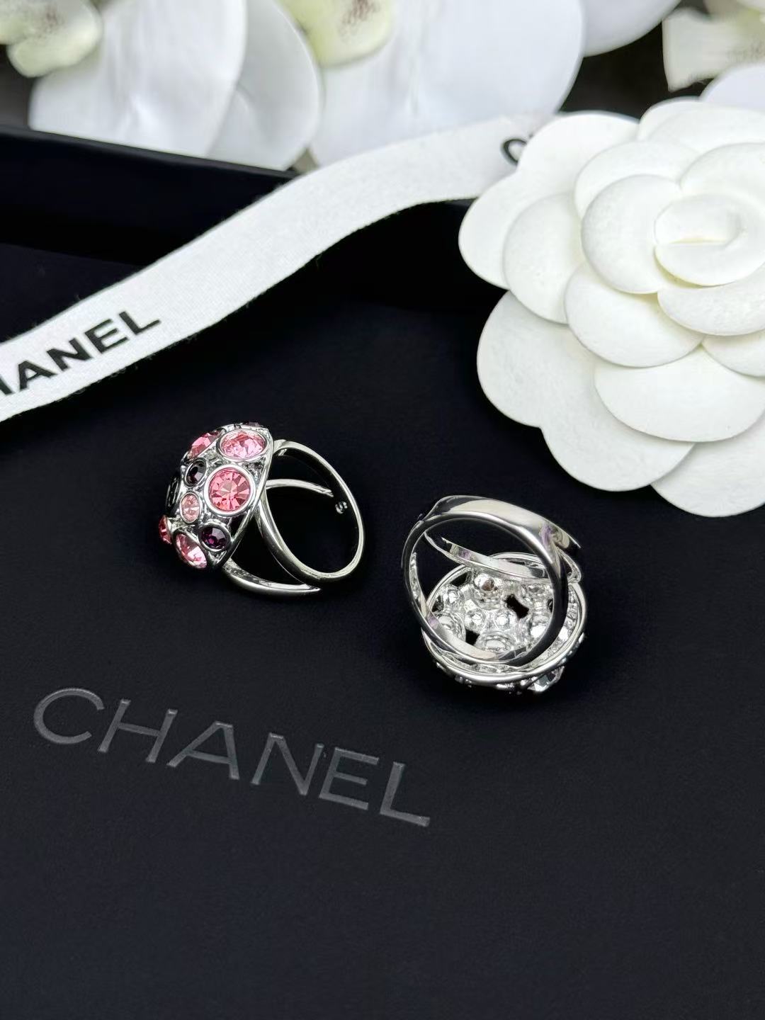 CHANE1 カラフルダブルCリング【50％割引+送料無料】