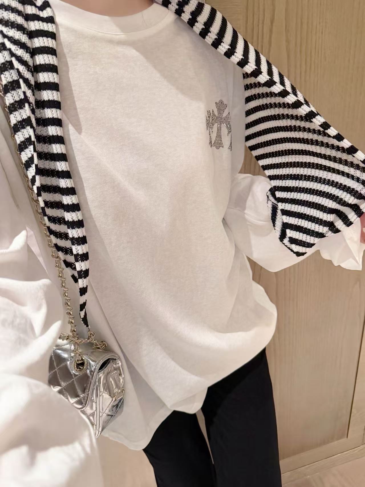 Chr0me Hearts スカーフ + Tシャツ + パンツ 3点セット【50％割引+送料無料】