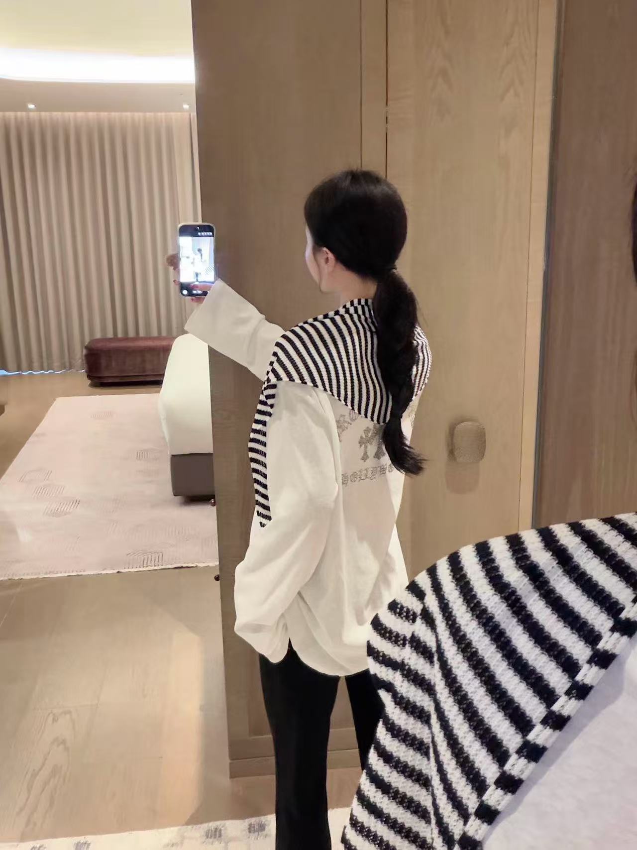 Chr0me Hearts スカーフ + Tシャツ + パンツ 3点セット【50％割引+送料無料】
