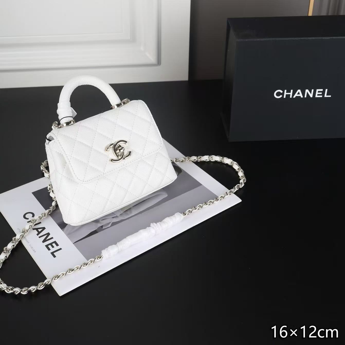 CHANE1 Coco Handleチェーンハンドバッグ【50％割引+送料無料】