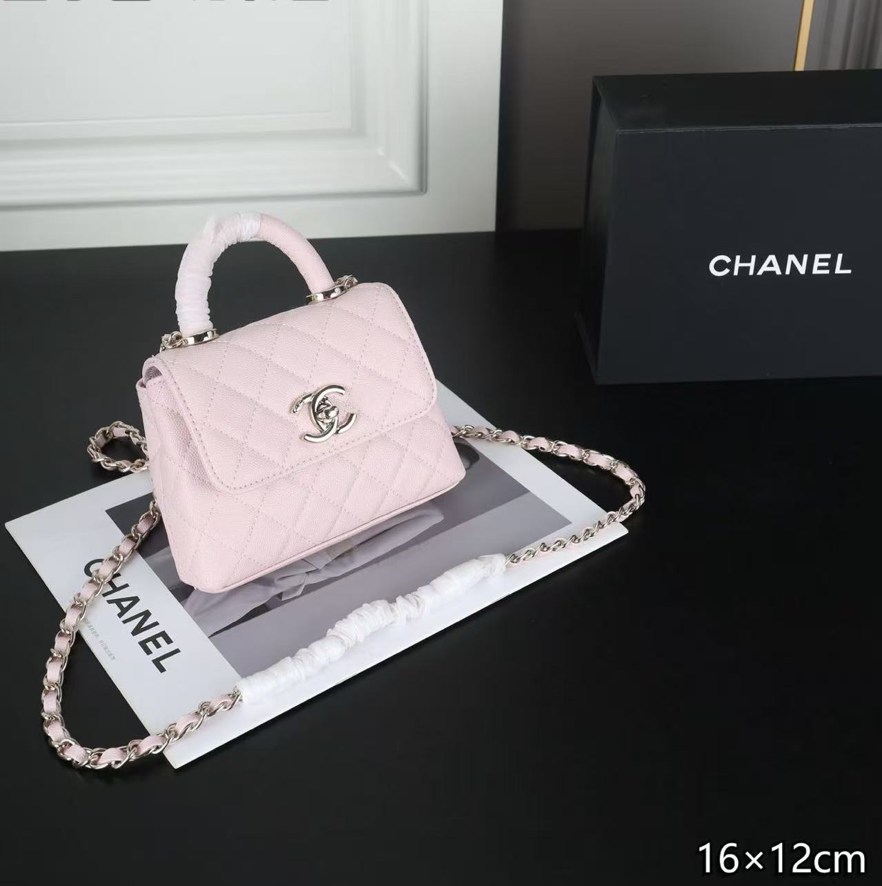 CHANE1 Coco Handleチェーンハンドバッグ【50％割引+送料無料】