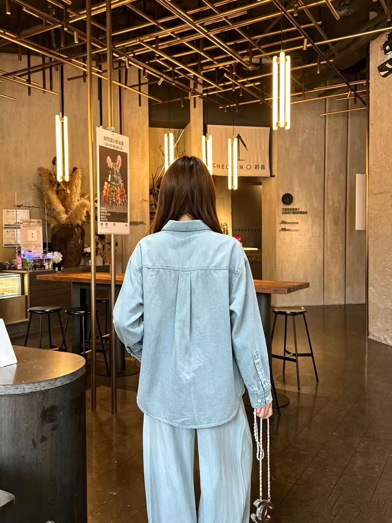 CHANE1カウボーイダブルcシャツ+長ズボンの2点セット【50％割引+送料無料】