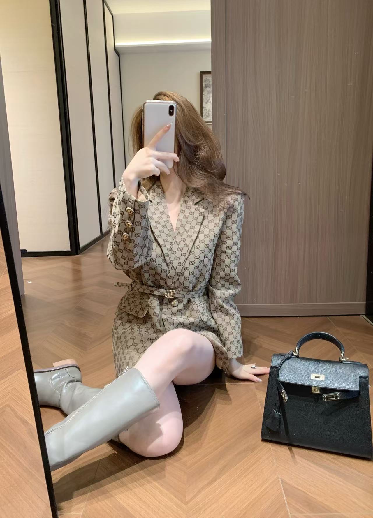 GUCCI ジャカードブレザー【50％割引+送料無料】