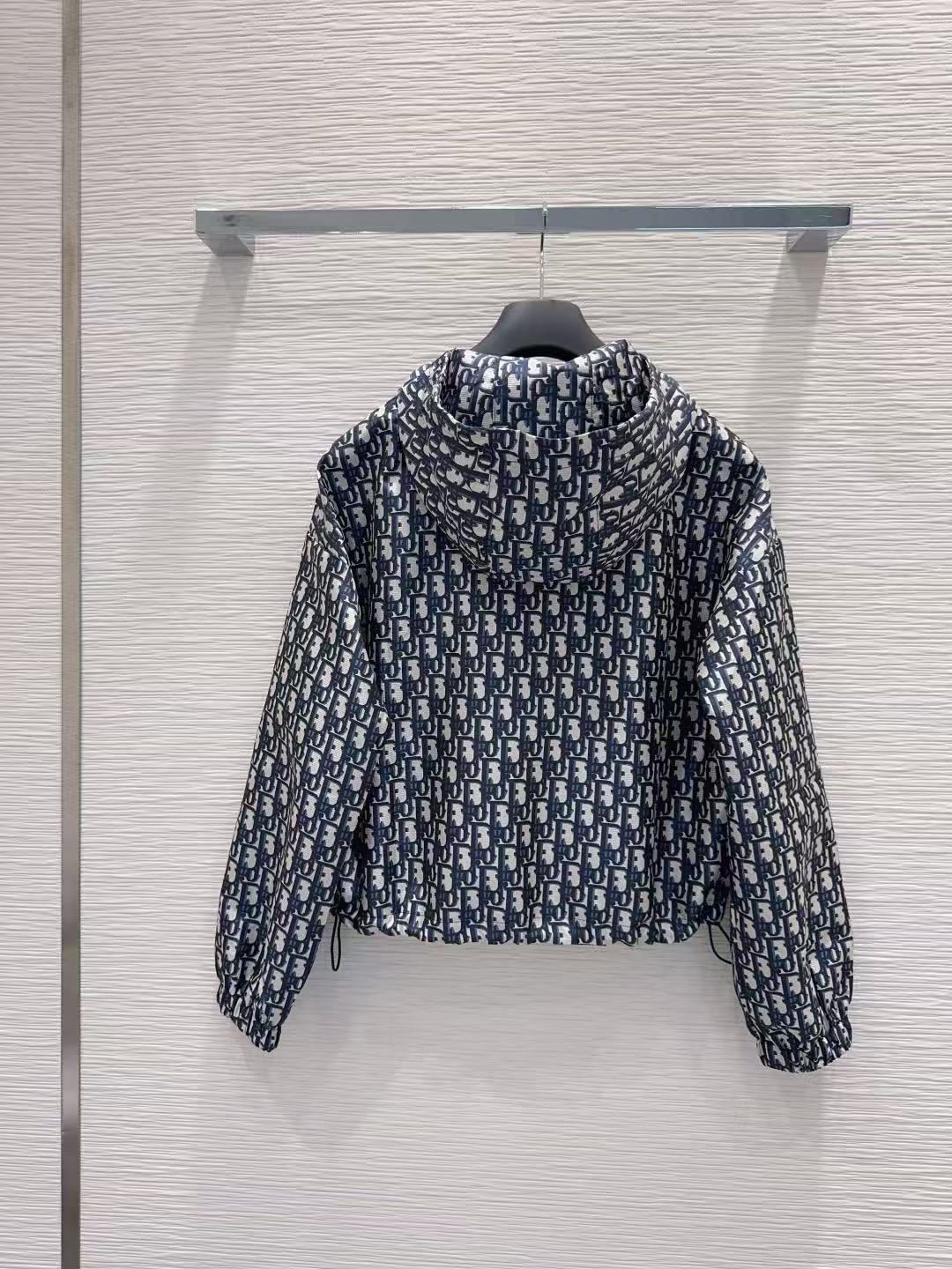 DIOR フード付きジャカード クロップドジャケット【50％割引+送料無料】