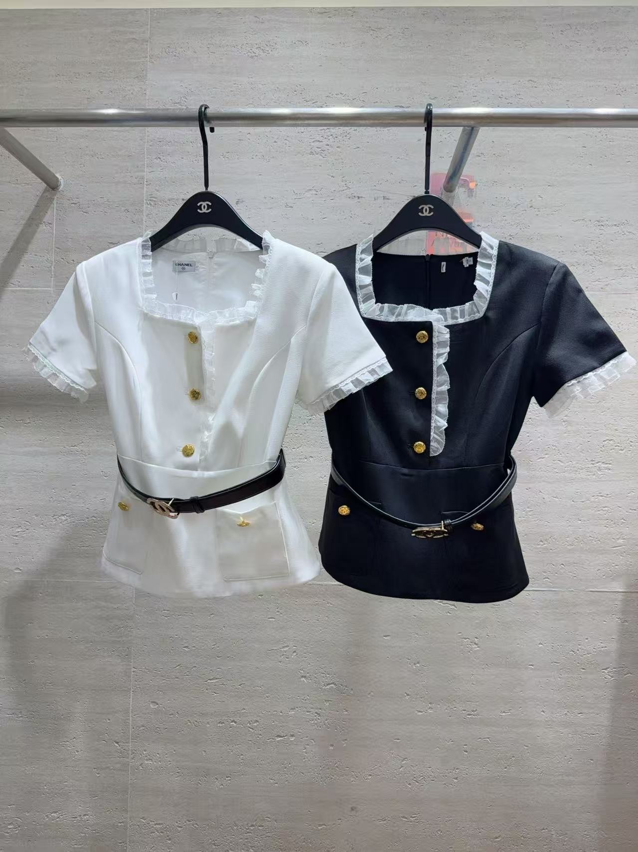 CHANE1 メタルボタントップ【50％割引+送料無料】