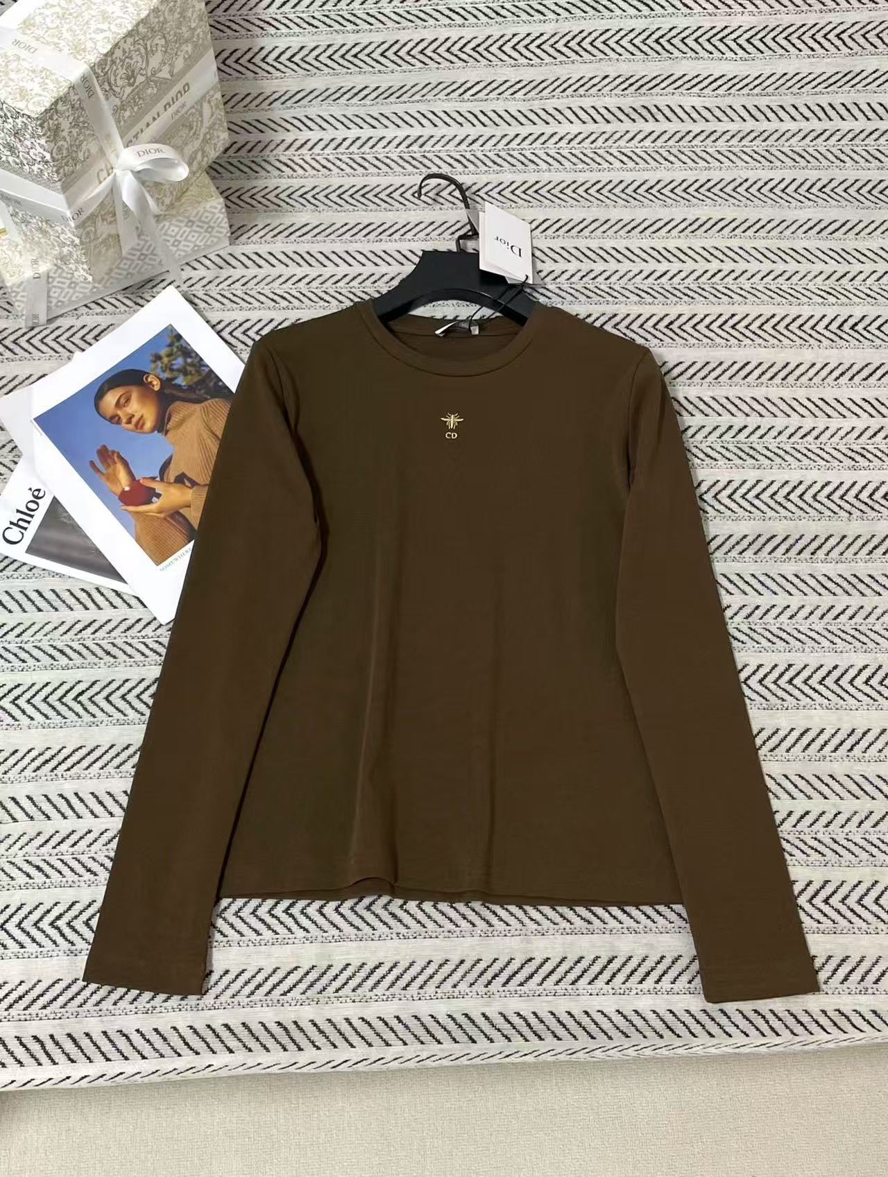 DIOR CD ミニマリスト 長袖Tシャツ【50％割引+送料無料】
