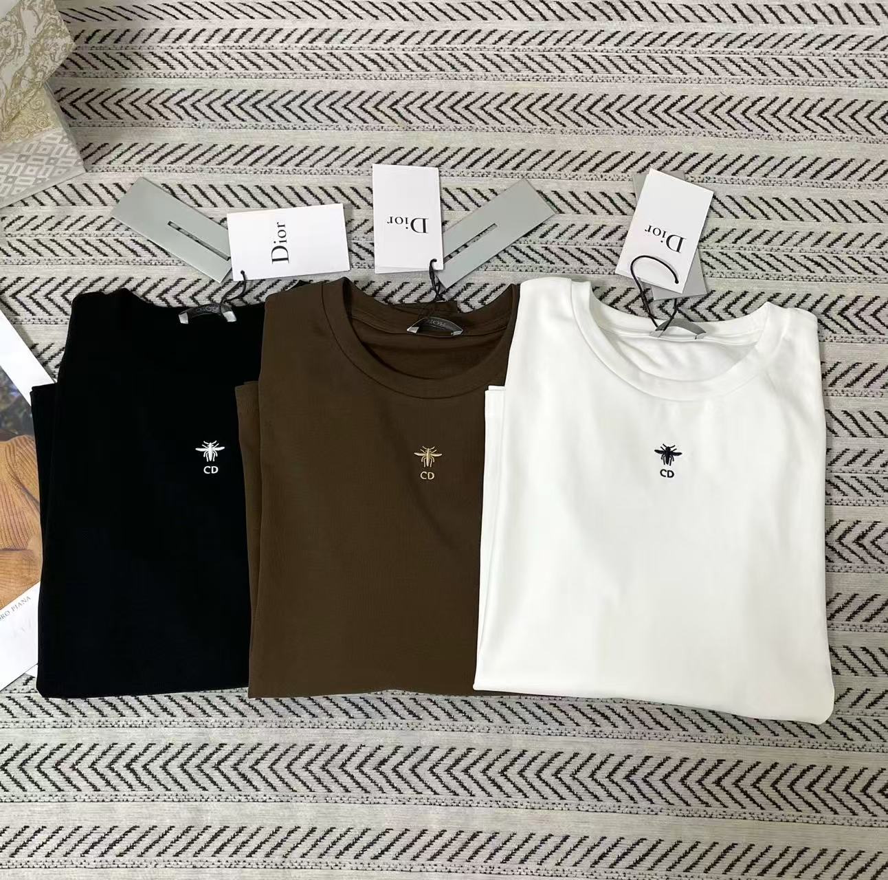 DIOR CD ミニマリスト 長袖Tシャツ【50％割引+送料無料】