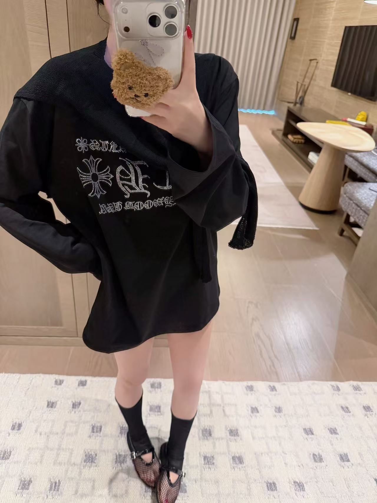 Chr0me Heartsのスカーフ＋長袖Tシャツ【50％割引+送料無料】