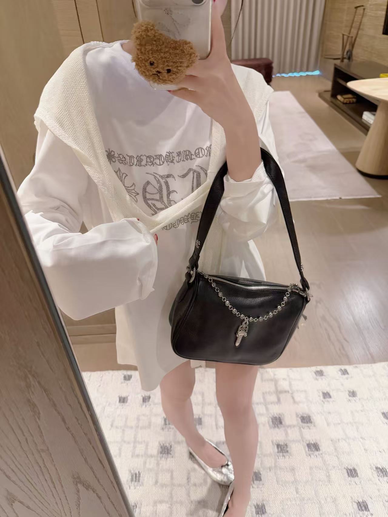 Chr0me Heartsのスカーフ＋長袖Tシャツ【50％割引+送料無料】