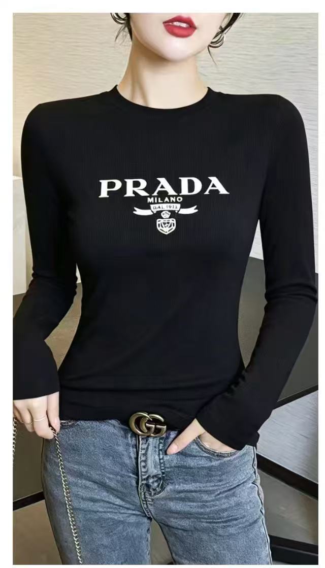 PR4DA シンプルレター長袖Tシャツ【50％割引+送料無料】