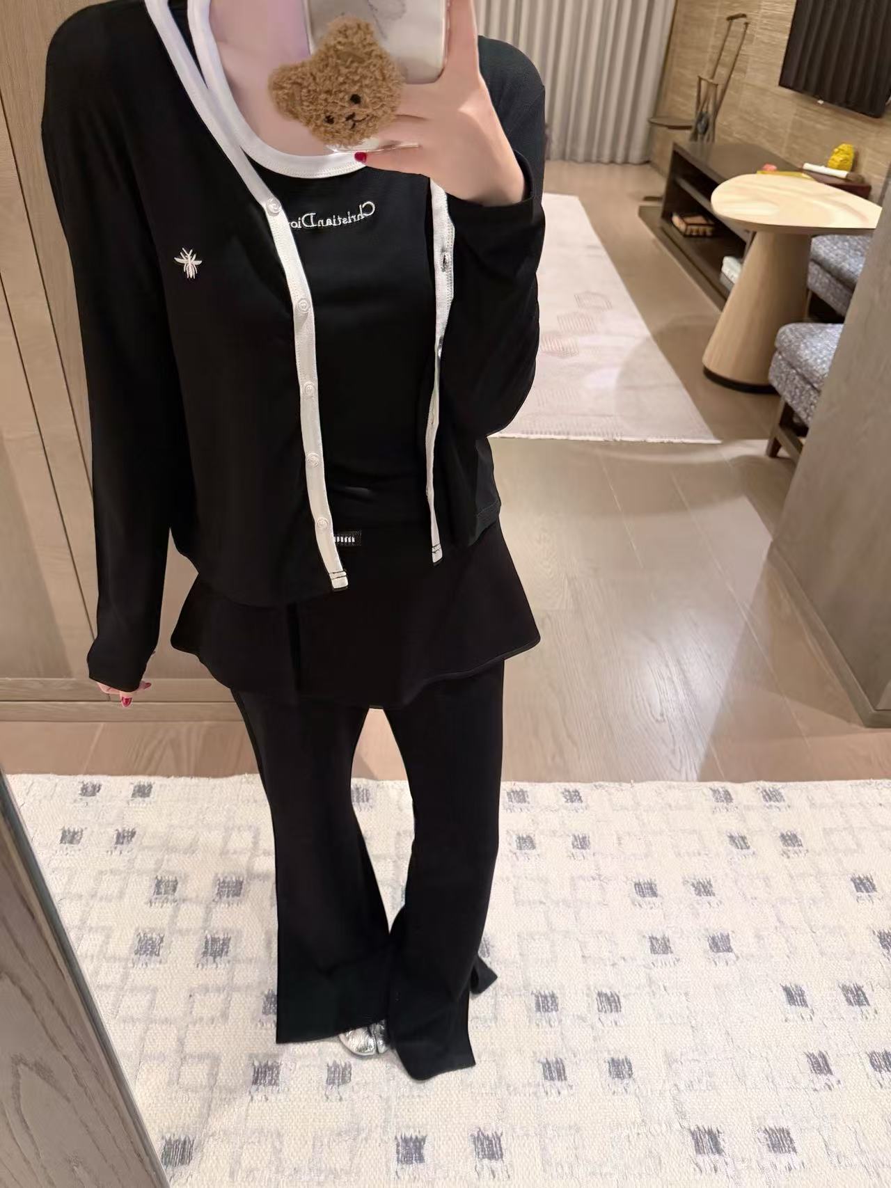 DIOR 3点セット：タンクトップ、カーディガン、トラウザー【50％割引+送料無料】