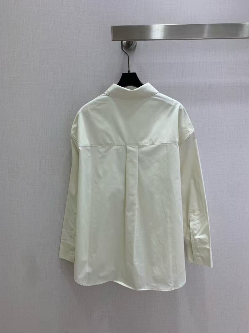 L0WEW ポケット刺繍ロゴシャツ【50％割引+送料無料】