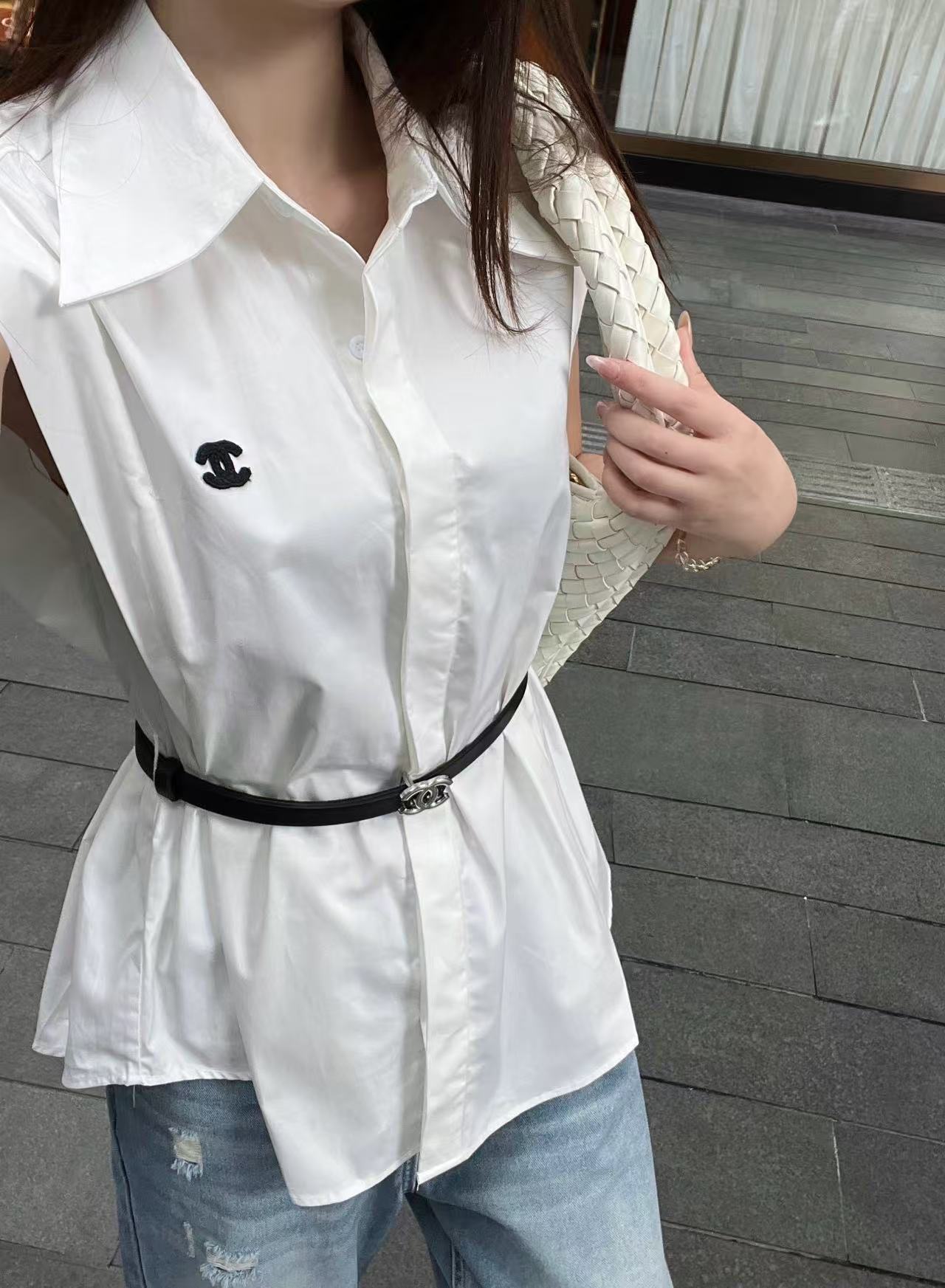 CHANE1 シンプルダブルCシャツ【50％割引+送料無料】