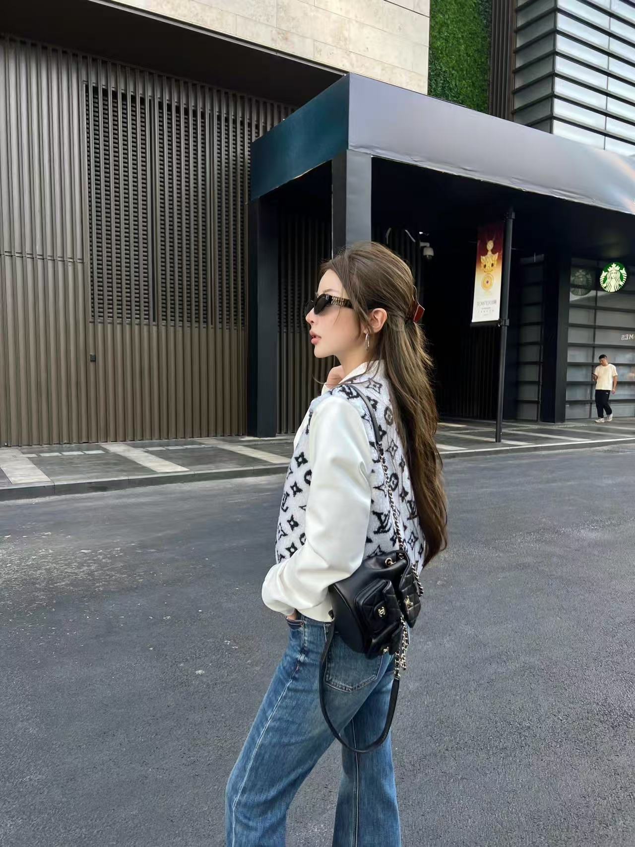 LV シアリング クローバー ジップアップジャケット【50％割引+送料無料】