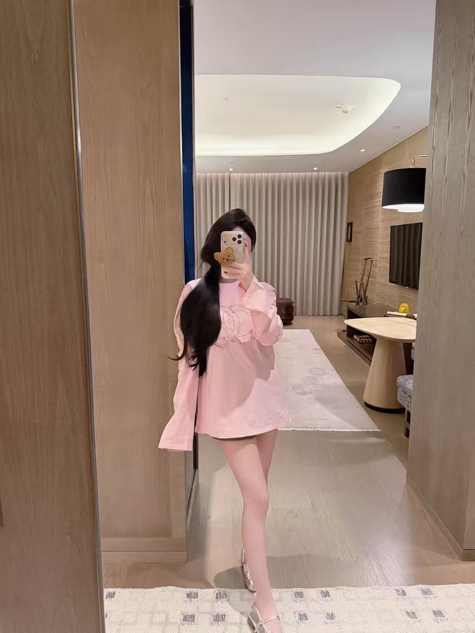 CHANE1 五芒星ダブルC 長袖Tシャツ【50％割引+送料無料】