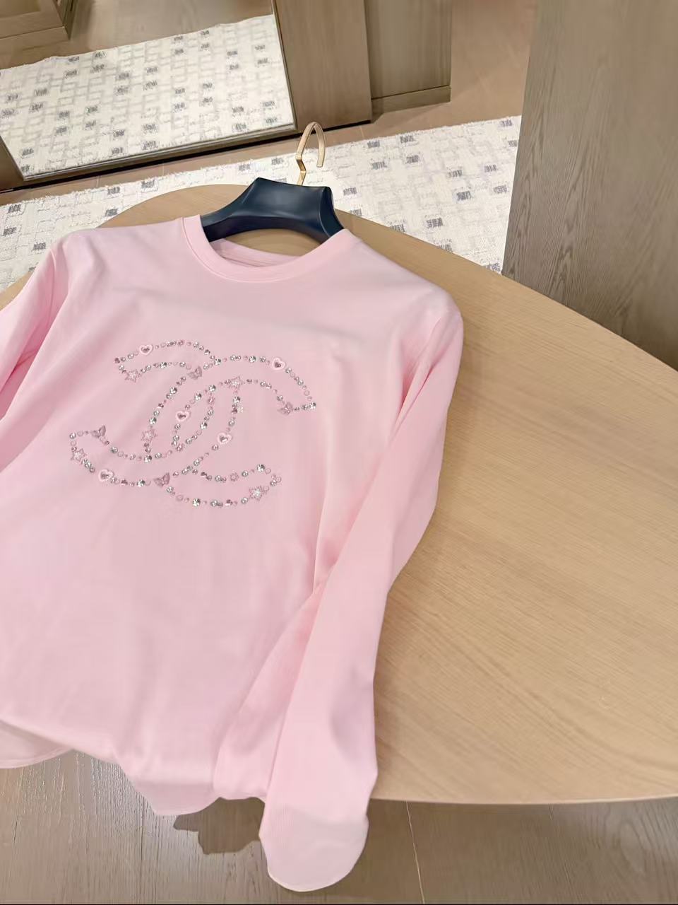 CHANE1 五芒星ダブルC 長袖Tシャツ【50％割引+送料無料】
