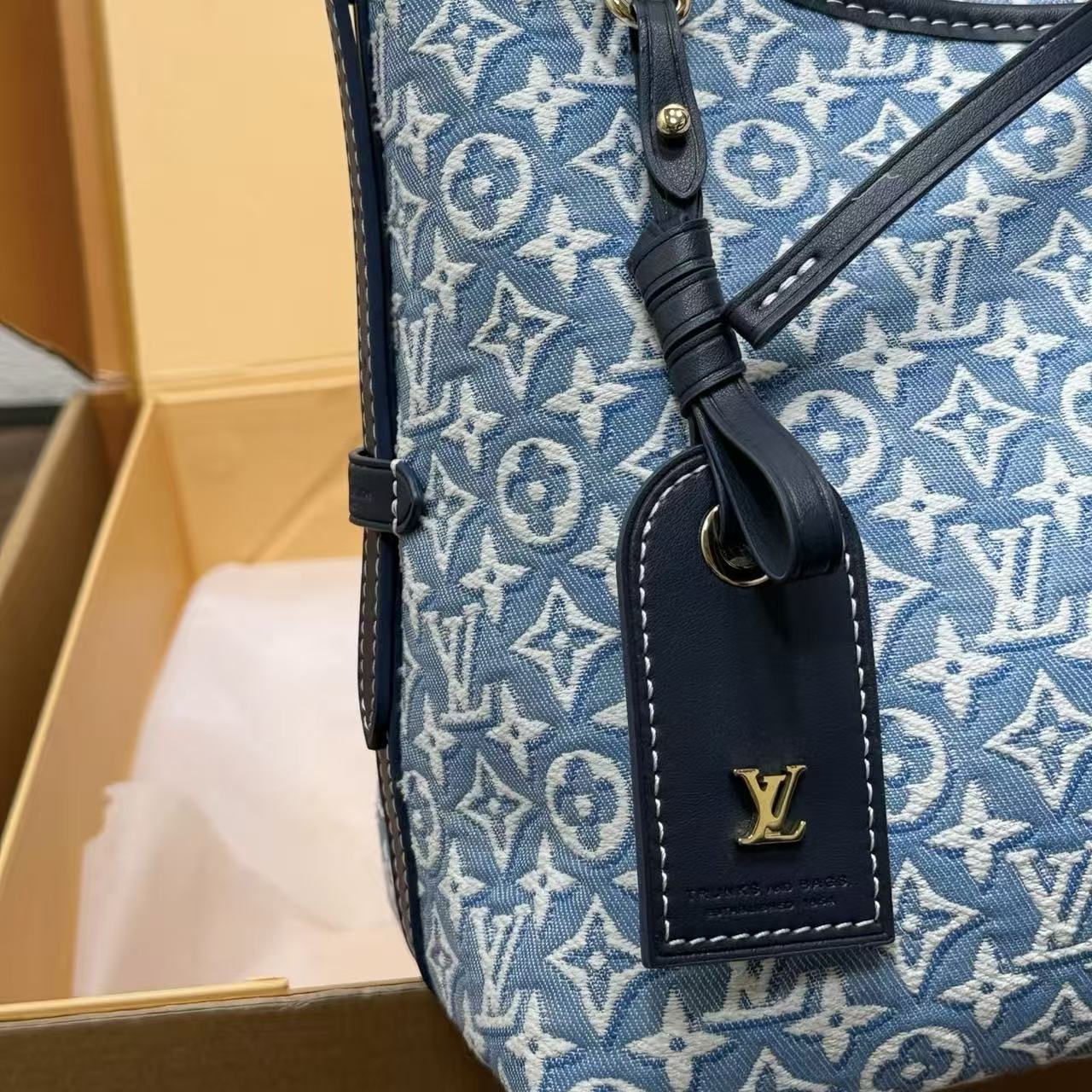 LV Carryallデニムショルダーバッグ【50％割引+送料無料】
