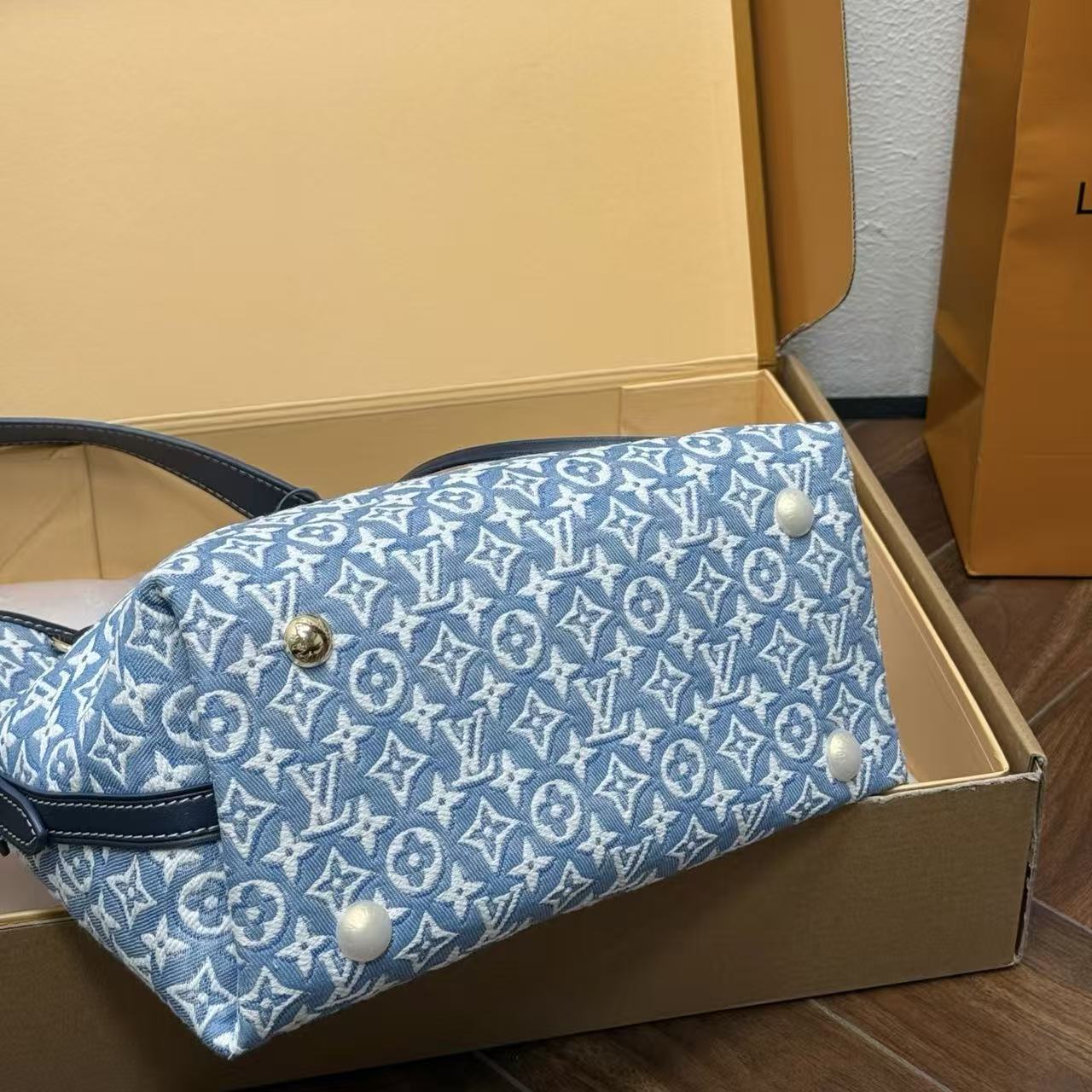 LV Carryallデニムショルダーバッグ【50％割引+送料無料】