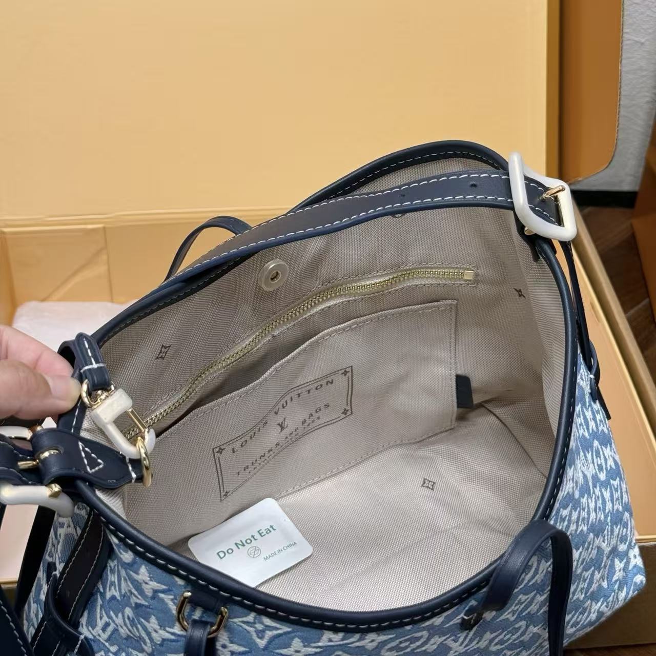 LV Carryallデニムショルダーバッグ【50％割引+送料無料】