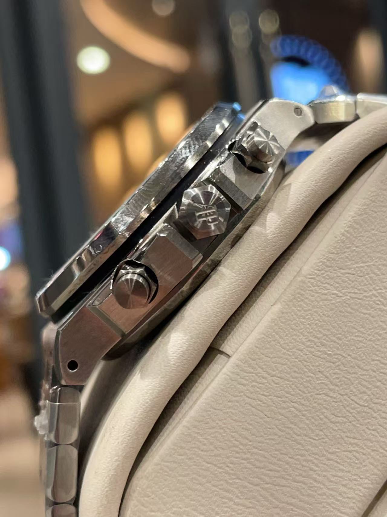 Audemarsp1gueブルー限定版ダイヤモンド入りレディース腕時計【50％割引+送料無料】