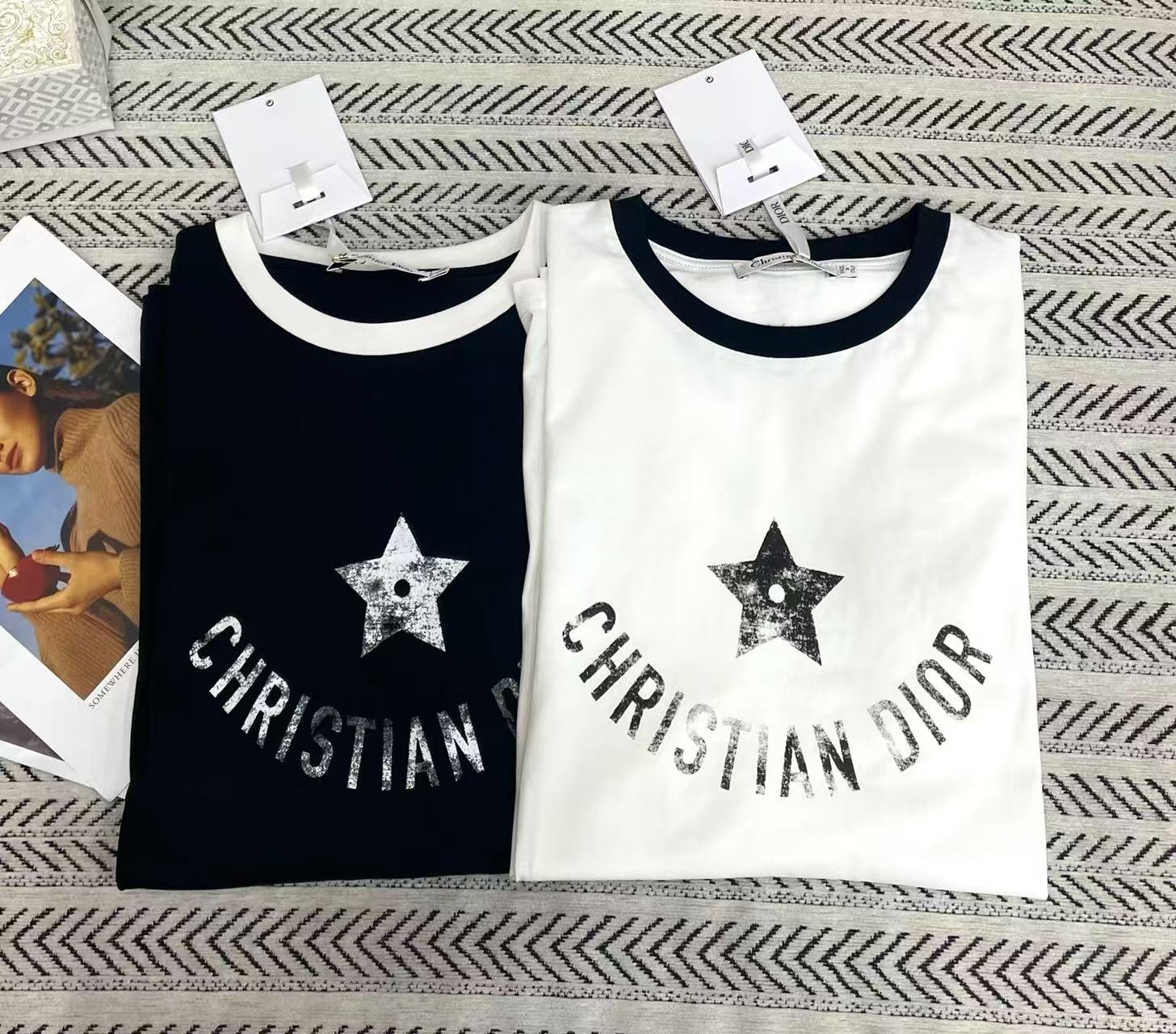 DI0R五芒星の文字Tシャツ【50％割引+送料無料】
