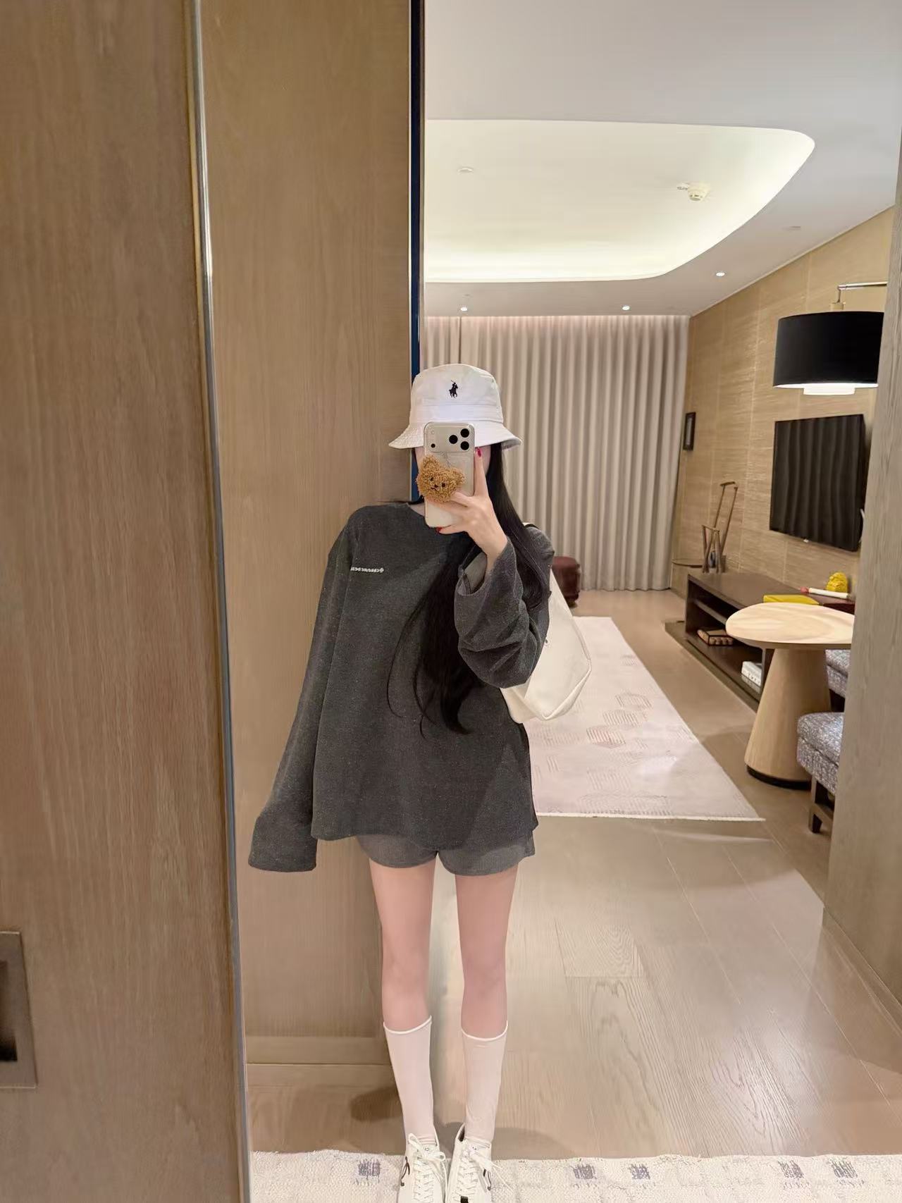 Chr0me Hearts クロスプリント長袖Tシャツ【50％割引+送料無料】