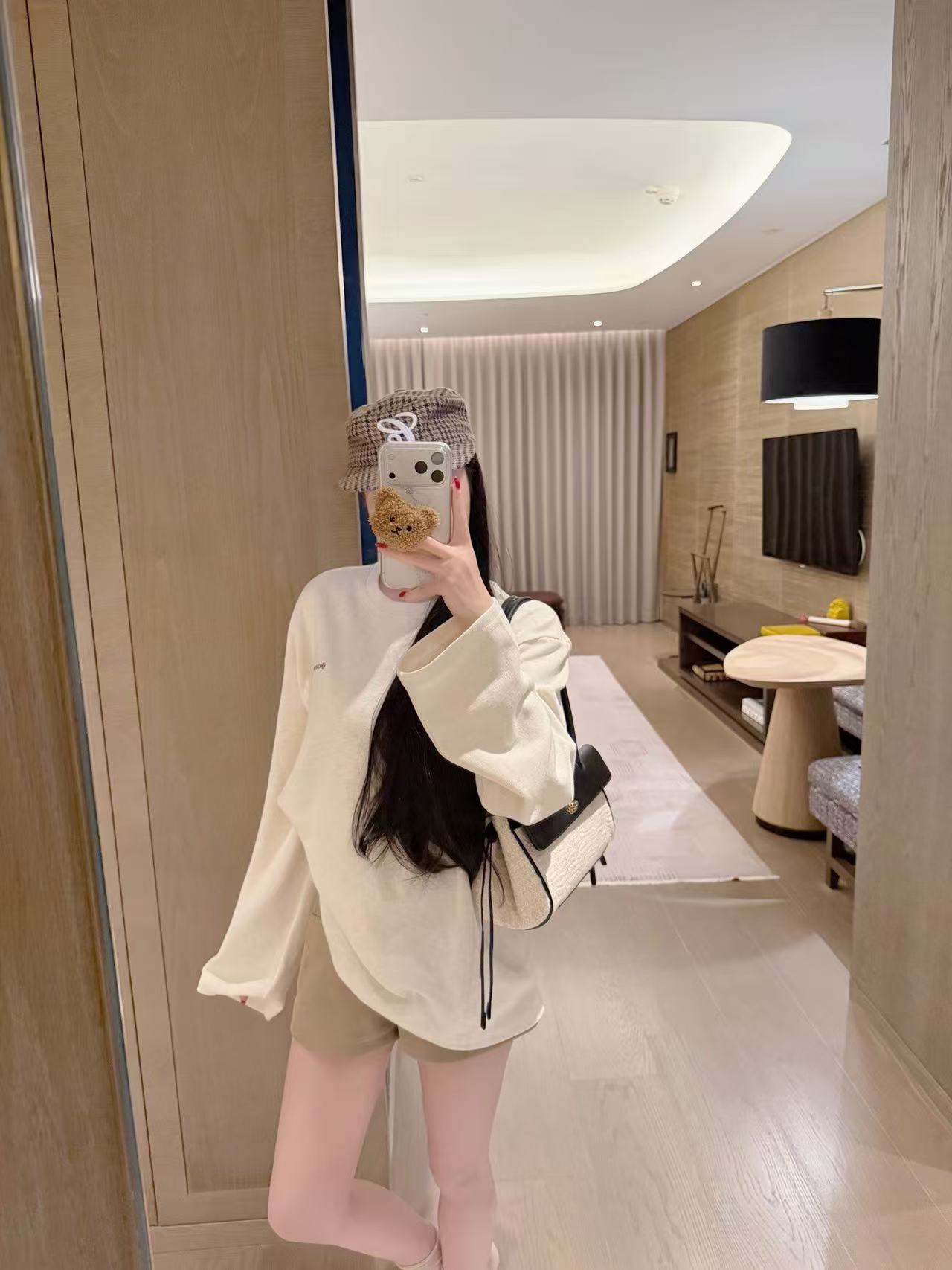 Chr0me Hearts クロスプリント長袖Tシャツ【50％割引+送料無料】
