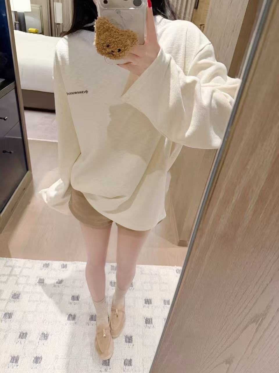 Chr0me Hearts クロスプリント長袖Tシャツ【50％割引+送料無料】