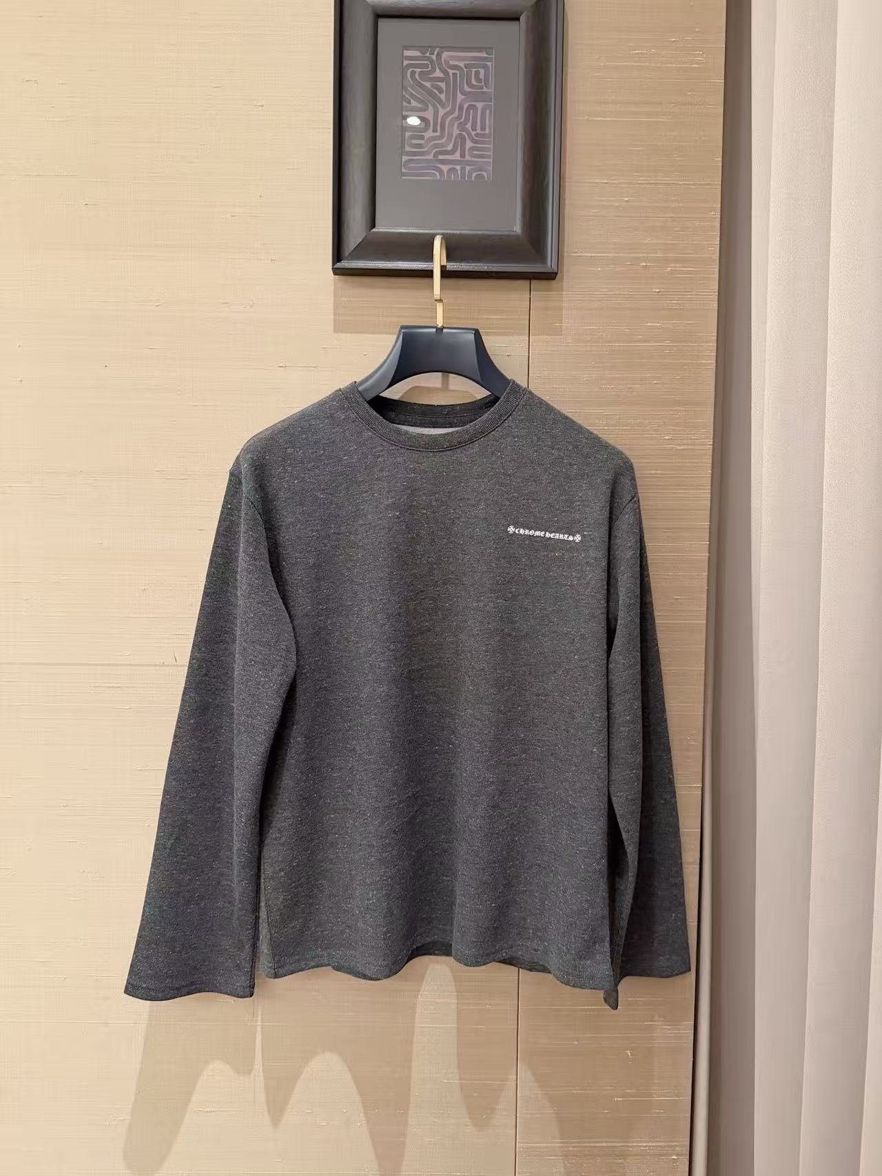 Chr0me Hearts クロスプリント長袖Tシャツ【50％割引+送料無料】