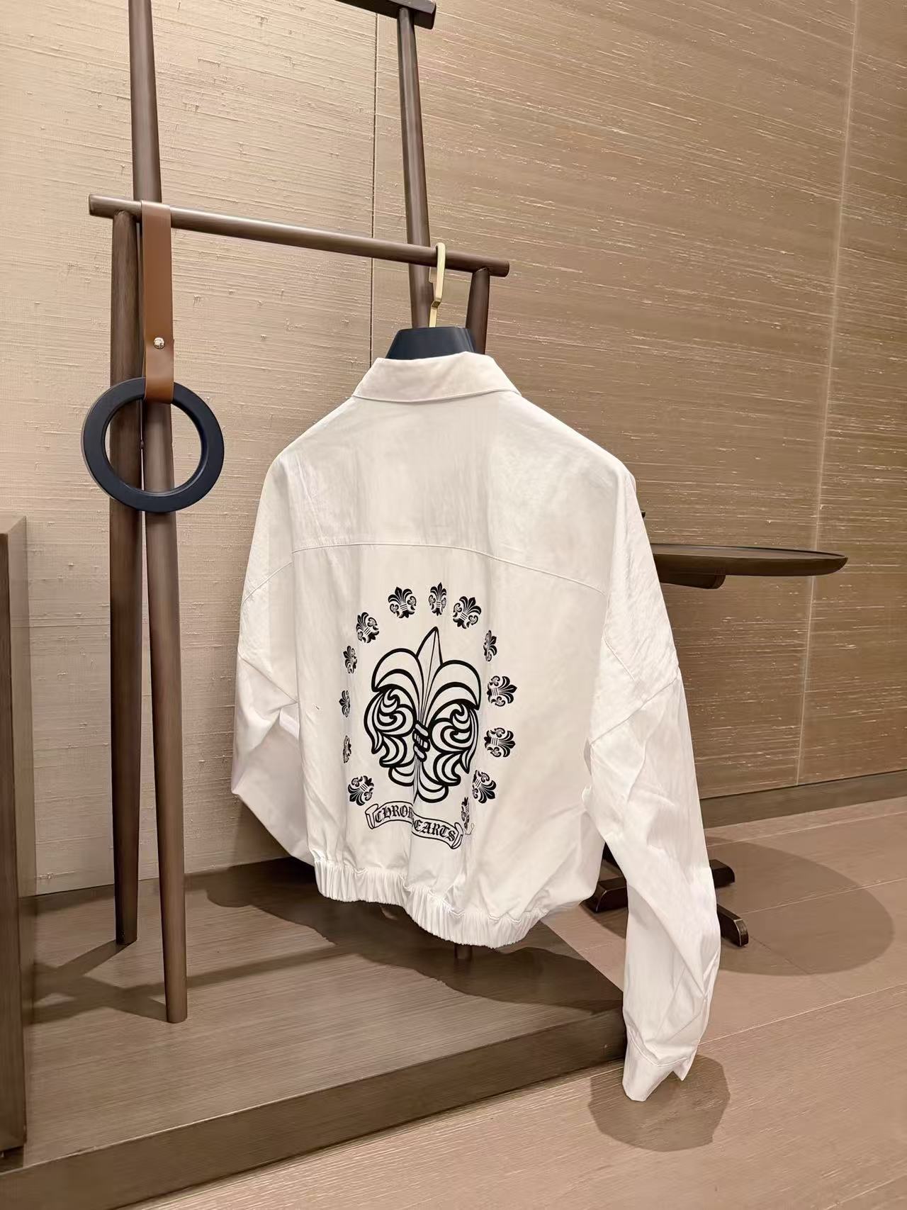 Chr0me Heartsサンスクリット語のジップアップジャケット【50％割引+送料無料】