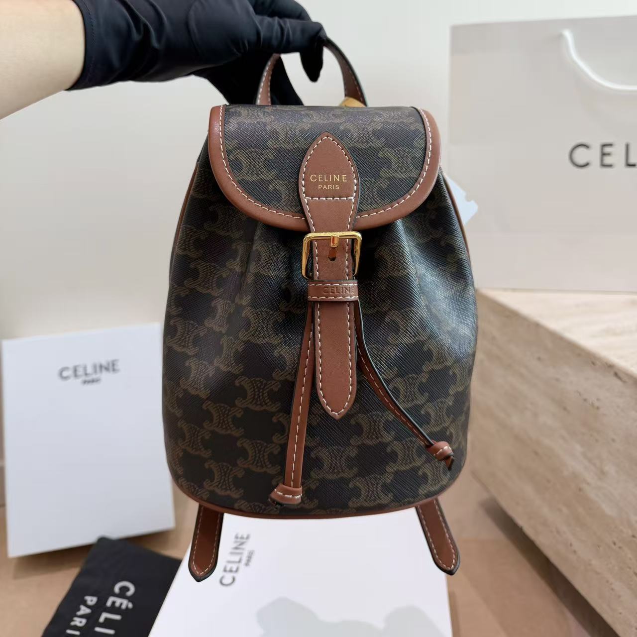 CEL1NE 凱旋門リュックサック【50％割引+送料無料】