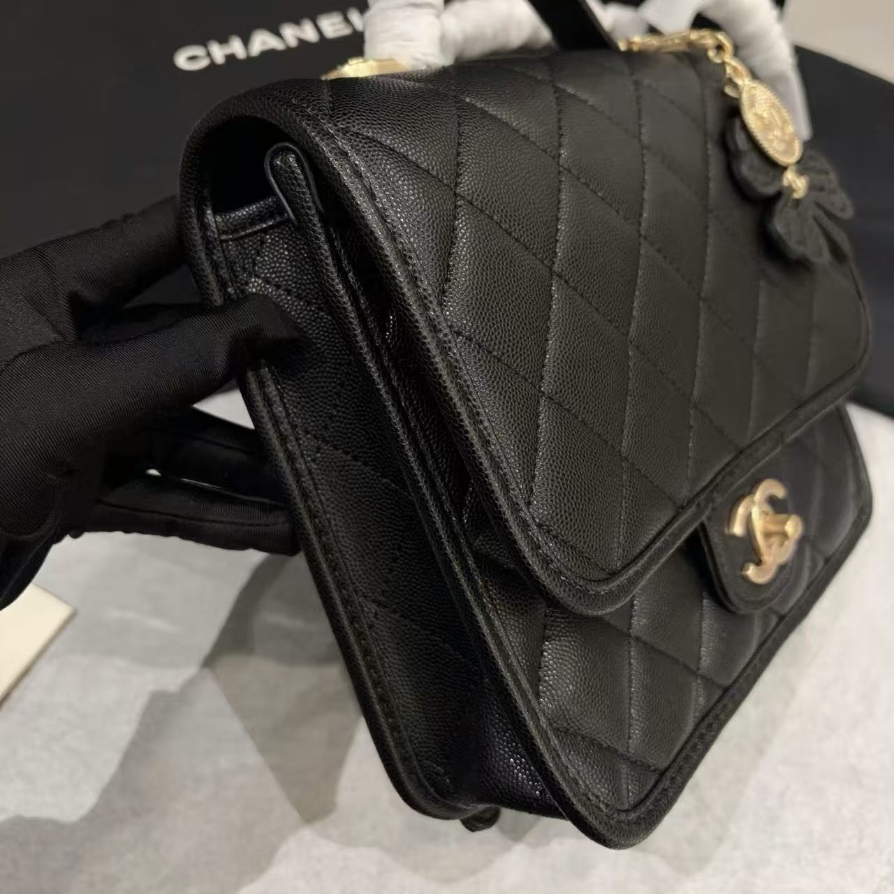 CHANE1 レザークローバーバックパック【50％割引+送料無料】