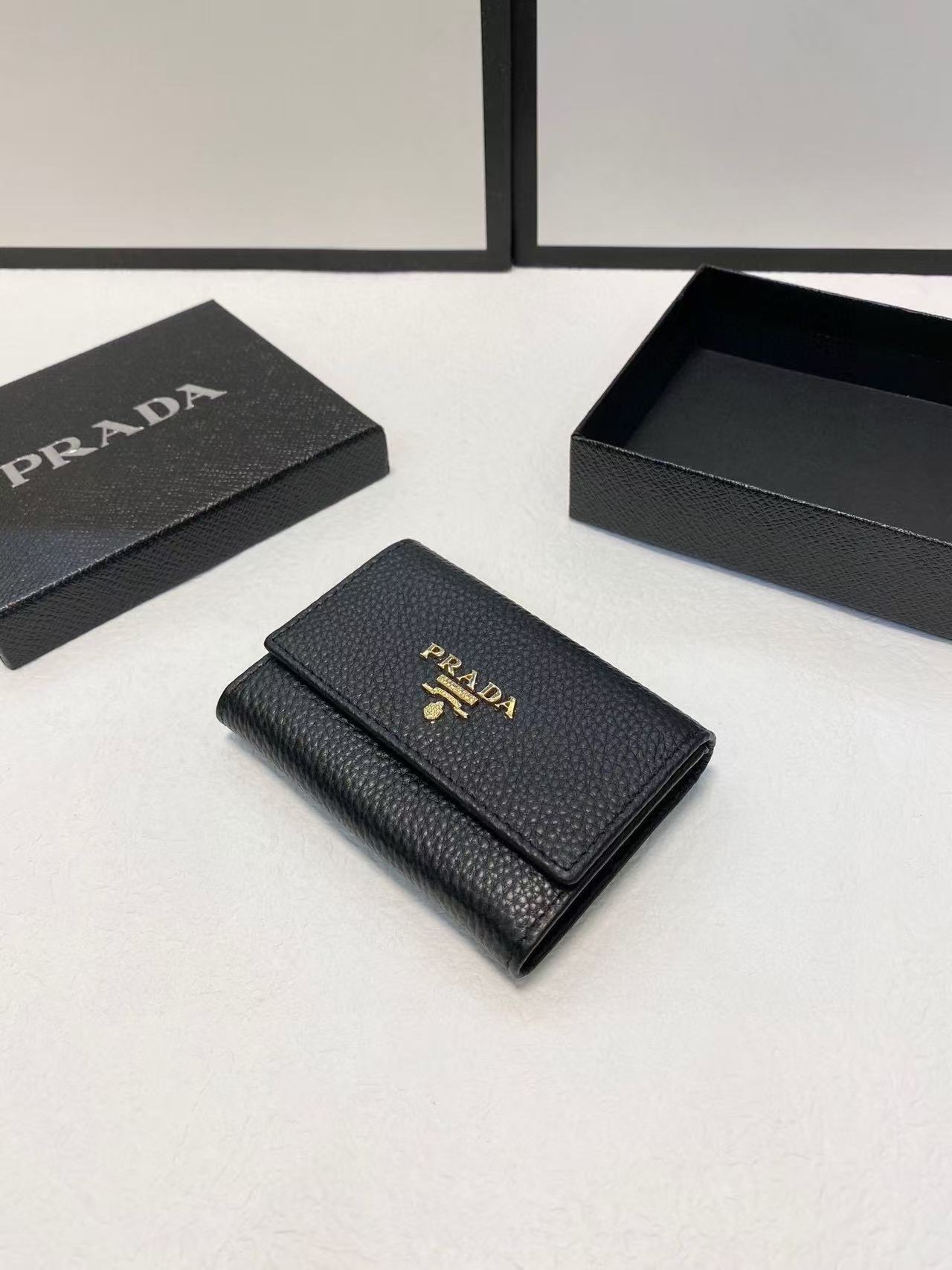PR4DA レザー 折りたたみ式カードホルダー【50％割引+送料無料】