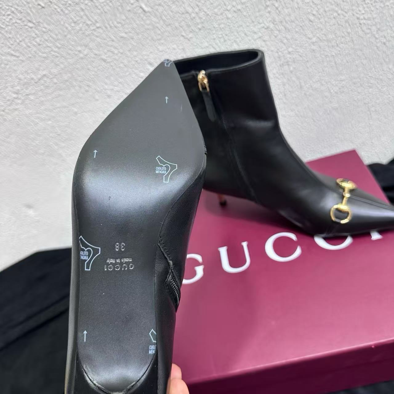 GUCC1 高品質ジャカード ポインテッドトゥ ハイヒール【50％割引+送料無料】