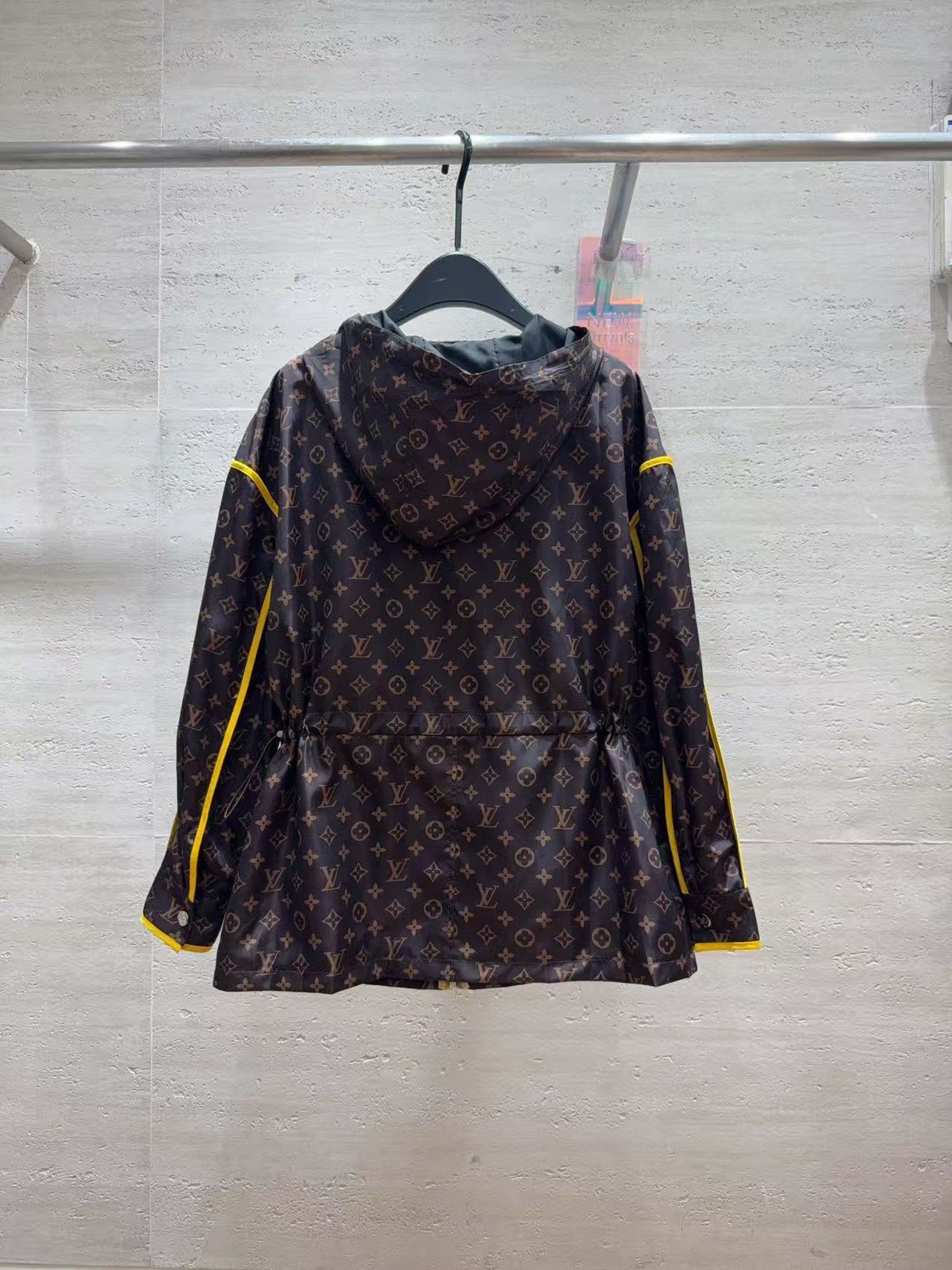 LV モノグラム フーデッド ジップアップジャケット【50％割引+送料無料】