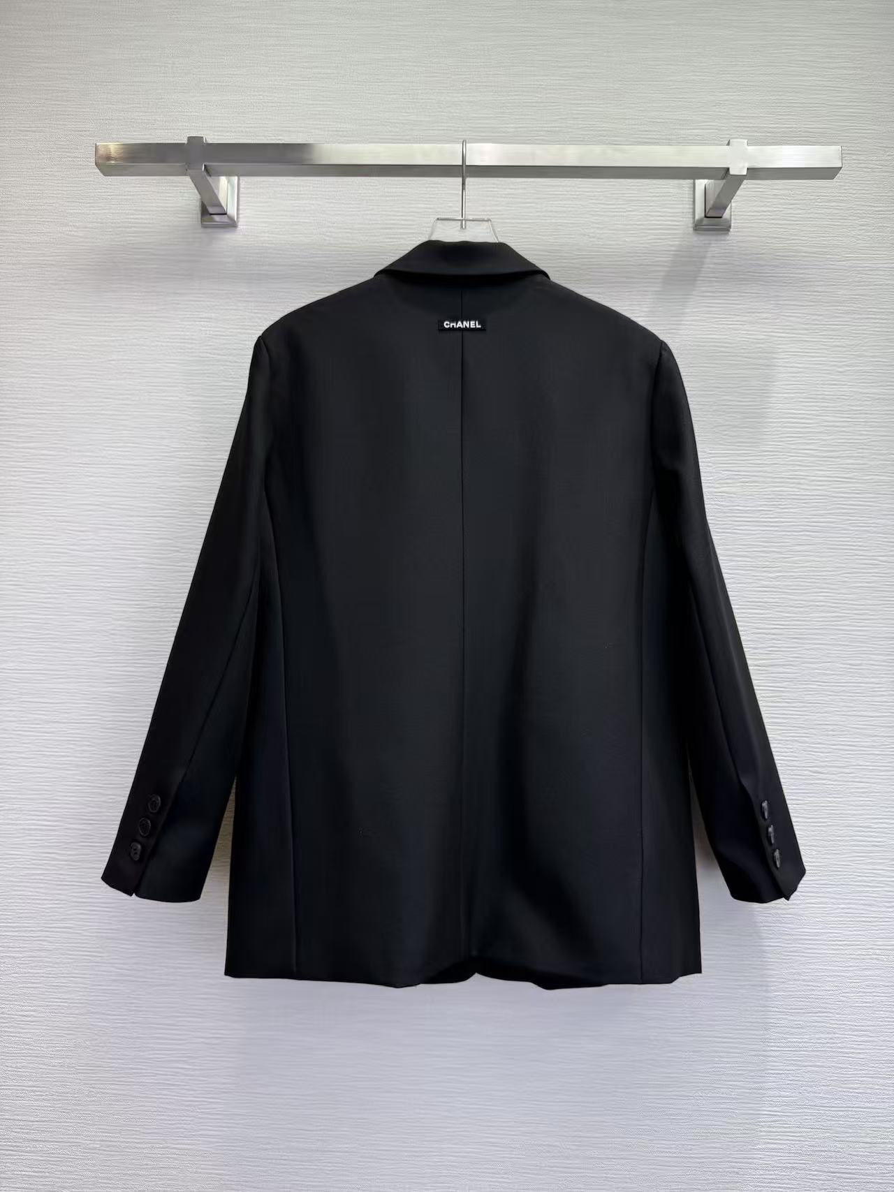 CHANE1 ダブルCレタースーツジャケット【50％割引+送料無料】
