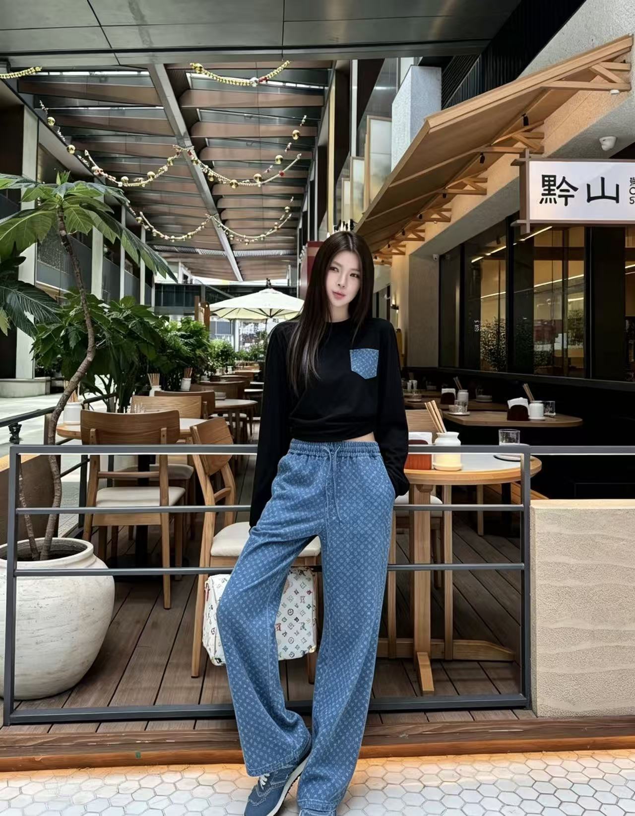 LV ポケットTシャツ＆トラウザーズ セットアップ【50％割引+送料無料】